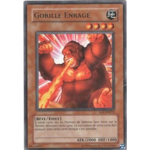Carte Yu-Gi-Oh! "Gorille Enragé" Rare Ioc-Fr013