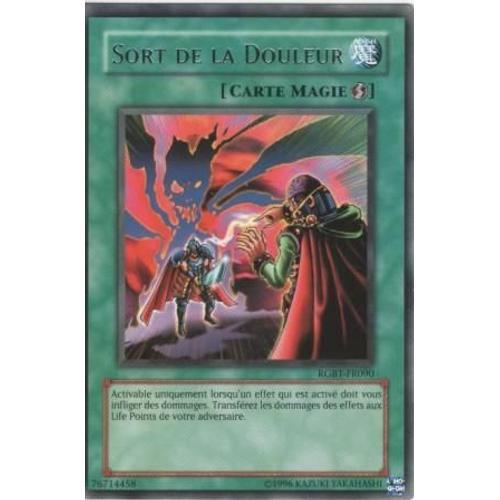 Carte Yu-Gi-Oh! "Sort De La Douleur" Rare Rgbt-Fr090