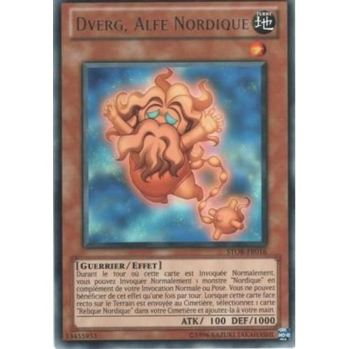 Carte Yu-Gi-Oh! "Dverg, Alfe Nordique" Rare Stor-Fr016