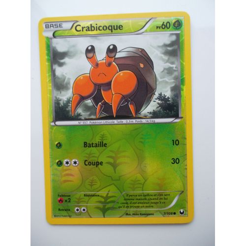 Crabicoque - 7/108 - Reverse - Explorateurs Obscurs - Neuve -