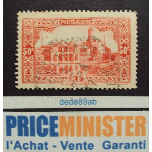 Algérie.. R.F. 50c  Alger : L' Amirauté. Oblitéré.