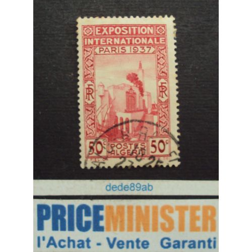 Algérie.. 50c R.F. Exposition Internationale De Paris 1937. Oblitéré.