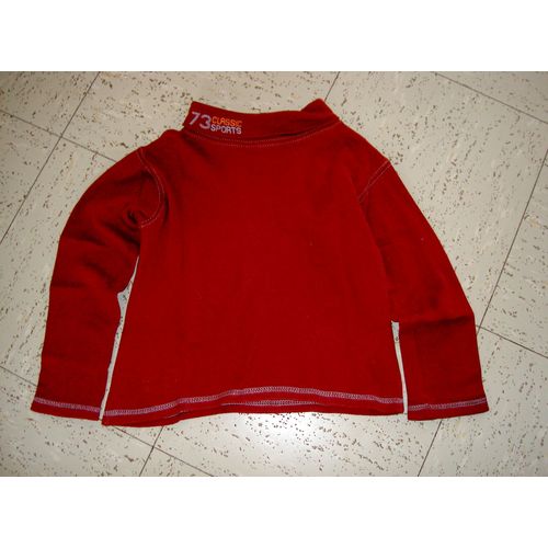 Sous-Pull Rouge Bordeaux 73 Classic Sport Sur Col Taille 4 Ans