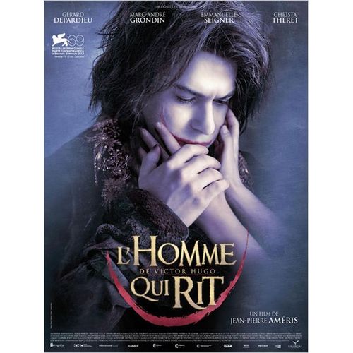 L'homme Qui Rit - Véritable Affiche De Cinéma Pliée - Format 120x160 Cm - De Jean-Pierre Améris Avec Gérard Depardieu, Marc-André Grondin, Christa Theret, Emmanuelle Seigner - 2012