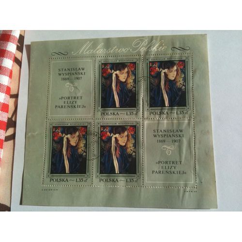 Bloc Timbres Pologne Stanislaw Wyspianski