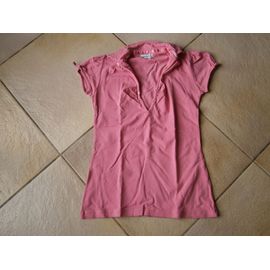 Polo Manches Courtes Rose Taille S Marque Pimkie