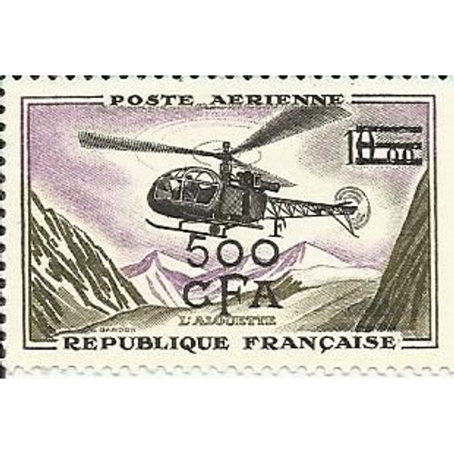 Timbre France Neuf Réunion Franc C F A  Aérien