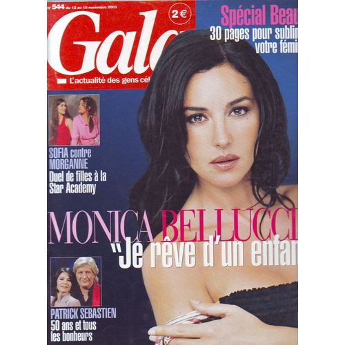 Patrick Sebastien 3p/ Tyra Banks Heidi Klum 1/2p/ Martin Fontaine ( Elvis Presley ) 1p/ Felipe Letizia D'espagne 2p  Sofia Essaïdi 2p/ Mariah Carey 1/2p/ Monica Bellucci 4p/ Paul Personne 1p/ Madonna 2p/ Zulawski 1p/ Caroline Kennedy 3p 544
