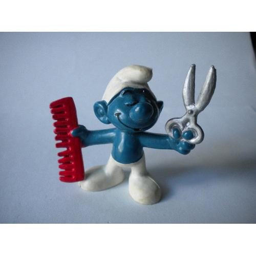 Schtroumpf Coiffeur Bully Figurine Collection Schtroumpfs Smurf Schtroumpf