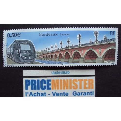 France.. Bordeaux (Gironde) Tramway & Pont . Oblitéré.