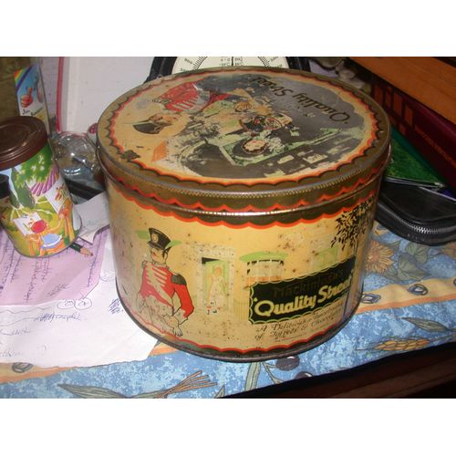 Grande Boite En Fer Collection Ancienne