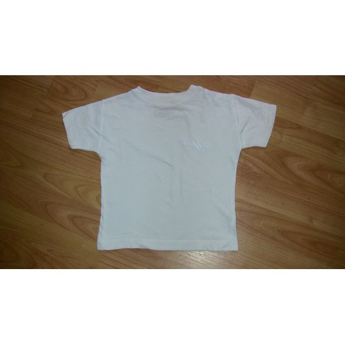 T-Shirt Blanc 2 Ans Mixte Claude Saint Genest Collection