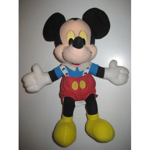 Peluche Mickey Short Et Bretelles Mattel 80'-90' - 35 Cm