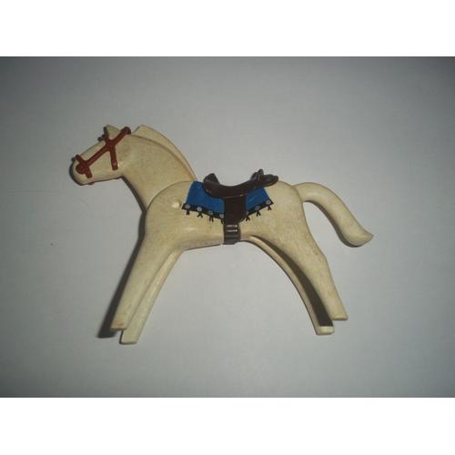 Accessoire Playmobil 1 Cheval Blanc Medieval