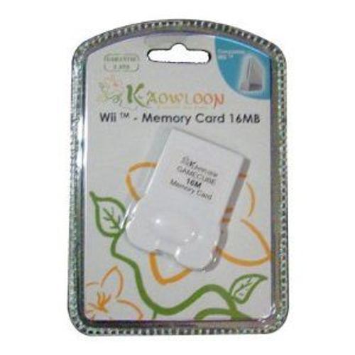 Carte Mémoire 16mo (251 Blocks) Pour Gamecube Et Wii