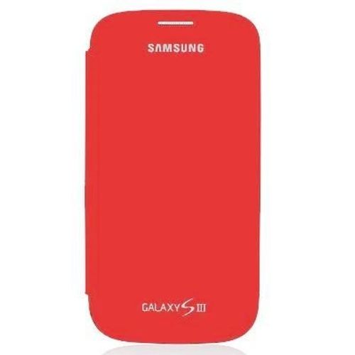 Etui A Rabat Samsung Galaxy S3 I9300 Rouge