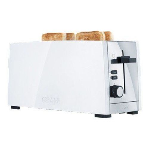 Graef TO 101 - Grille-pain -électrique - 4 tranche - 2 Emplacements - blanc