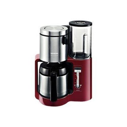 Siemens sensor for senses TC86504 - Cafetière - 8 tasses - rouge airelle