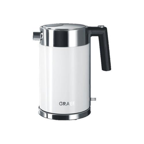 Graef WK 61 - Bouilloire - 1.5 litres - 2.2 kWatt - Inox/blanc