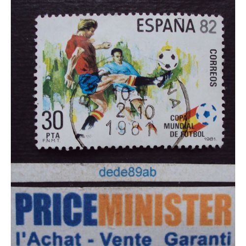 Espagne.. 30ptas Coupe Du Monde De Football 1982. Oblitéré.