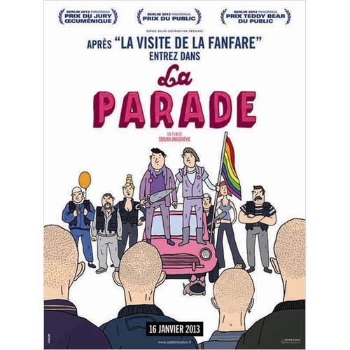 La Parade (Parada) - Véritable Affiche De Cinéma Pliée -Format 40x60 Cm - De Srdjan Dragojevic Avec Nikola Kojo, Milos Samolov, Hristina Popovic - 2013