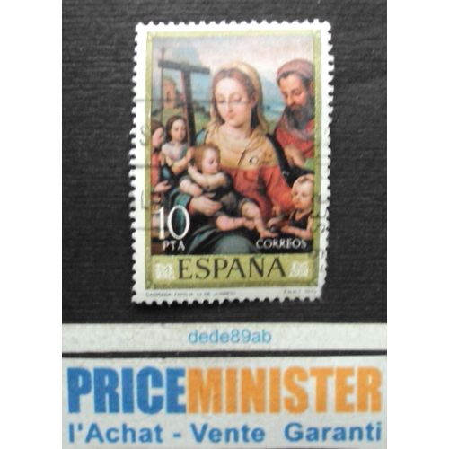 Espagne.. 10ptas  Sagrada Familia (J. De Juames) Oblitéré.