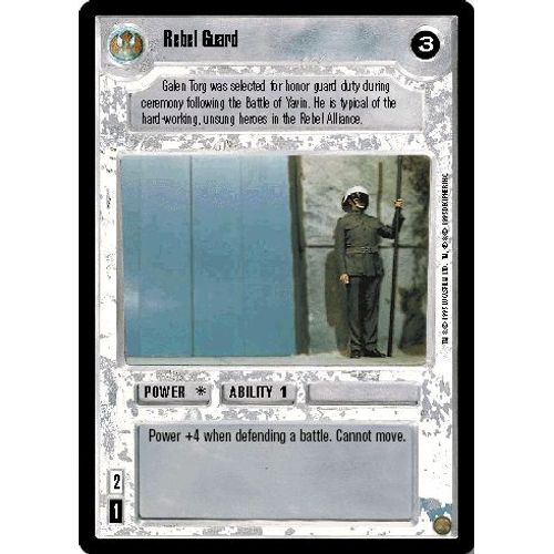 Starwars - Rebel Guard - Set De Base - Bords Noirs - Commune