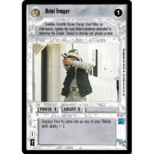 Starwars - Rebel Trooper - Set De Base - Bords Noirs - Commune