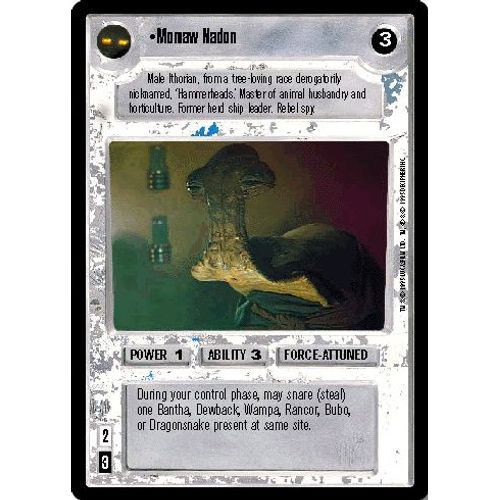 Starwars - Momaw Nadon - Set De Base - Bords Noirs - Unco