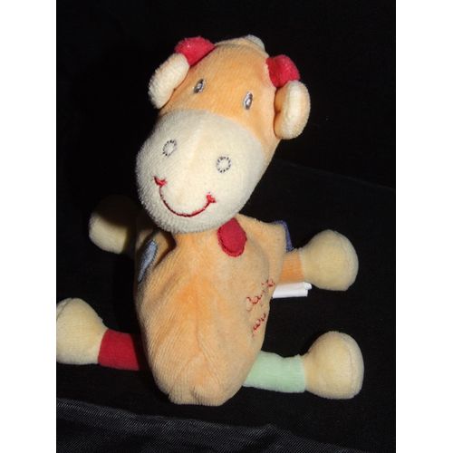 Girafe Cajou Doudou Sucre D'orge Peluche De 20 Cm