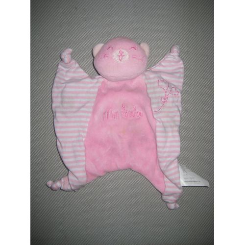 Doudou Plat Chat Rose Mon Doudou Tout Compte Fait
