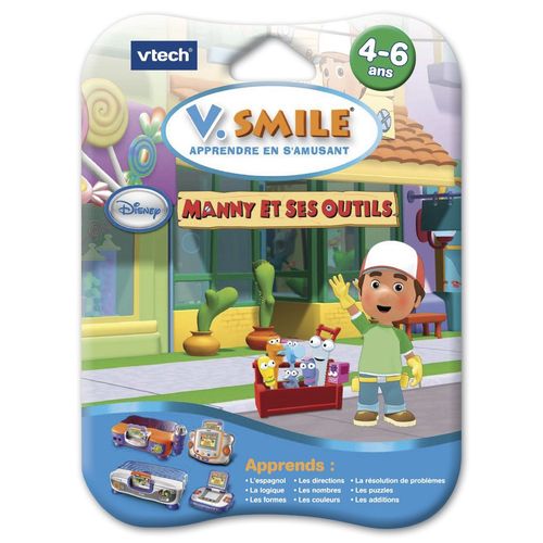 Manny Et Ses Outils - Jeu Pour Console Éducative V.Smile Motion (Vtech Vsmile)