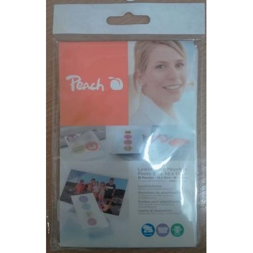 25 Pochettes De Plastification A4 - Peach