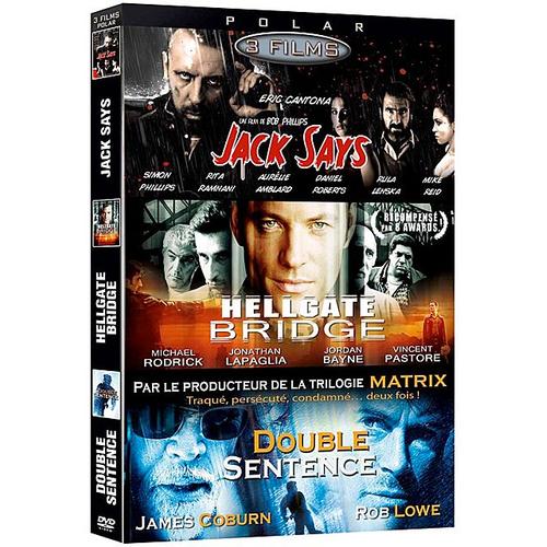 Polar - Coffret 3 Films : Jack Says + Hellgate Bridge + Double Sentence - Pack