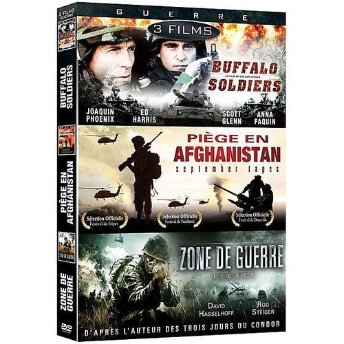 Guerre - Coffret 3 Films : Buffalo Soldiers + September Tapes - Piège En Afghanistan + Zone De Guerre - Legacy - Pack