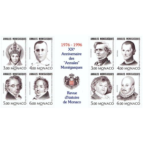 20éme Anniversaire Des "Annales" Monégasque - Revue D'histoire De Monaco