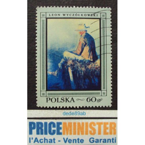 Pologne.. 60gr Polska .Série Peintures : "Ryba" Léon Wyczolkowski (1852-1936).Oblitéré.