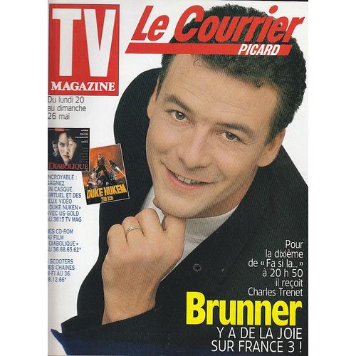 Tv Le Courrier Picard Pascal Brunner & Charles Trenet 1p/ Polnareff 1/3p/ Huster Cristiana Reali 1/3p/ Parc Asterix 1/2p/ Articles Photos Philippe Noiret , Annie Girardot , Denise Fabre , Melissa Gilbert, Anny Duperey , Stepfanie Kramer 15968