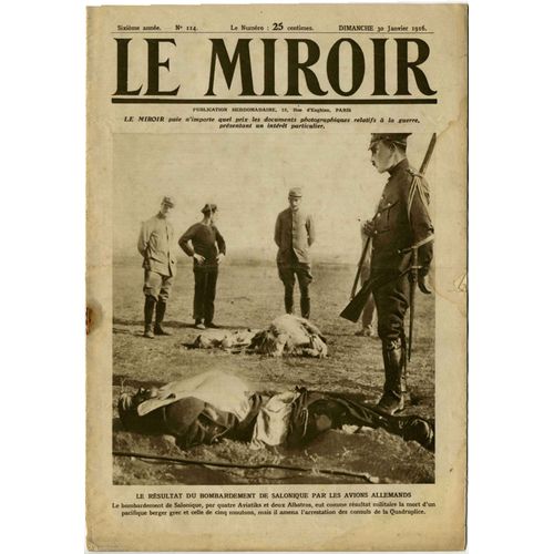 Lot Revue Le Miroir