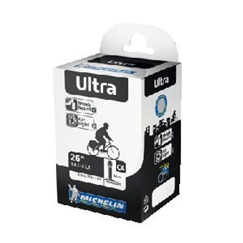 Chambre À Air Vélo Michelin Ultra 26 X 1.6-2.1  En Grosse Valve ...