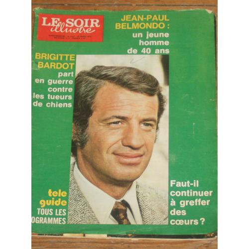 Helmut Berger 5.5p/ Brigitte Bardot 2p/ Jean Richard 2p/ Jean Paul Belmondo 4p/ Articles Photos Francoise Hardy , Georges Brassens , Michel Piccoli 2127