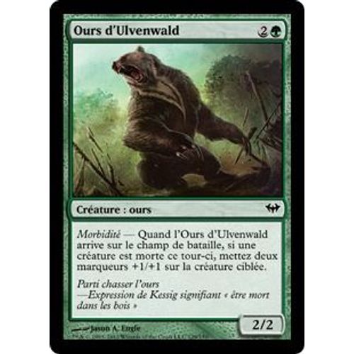 Magic The Gathering - Ours D'ulvenwald (Ulvenwald Bear) - Obscure Ascension - Commune