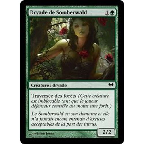 Magic The Gathering - Dryade De Somberwald (Somberwald Dryad) - Obscure Ascension - Commune