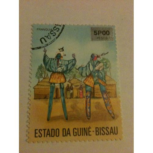 Timbre Culture République De Guinée-Bissau