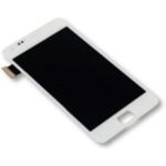 Ecran Tactile + Lcd Blanc Avec Contour De Remplacement Pour Samsung Galaxy S2 (Gt-I9100)