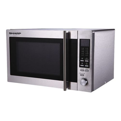 Sharp R-92STW - Four micro-ondes combiné - grill - pose libre - 28 litres - 900 Watt - acier inoxydable
