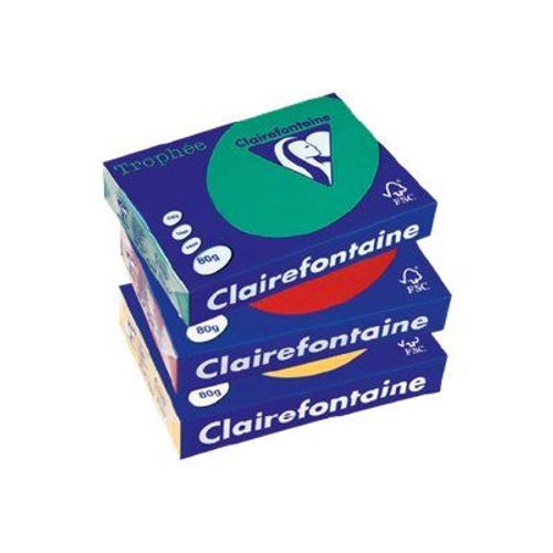 Clairefontaine Trophée - Papier teinté - flame - A4 (210 x 297 mm) - 80 g/m² - 500 feuille(s)