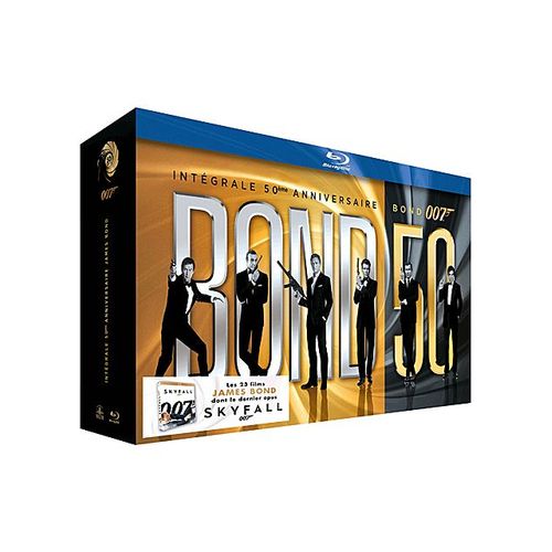 James Bond 007 - Bond 50 : Intégrale 50ème Anniversaire Des 23 Films - Édition Limitée - Blu-Ray
