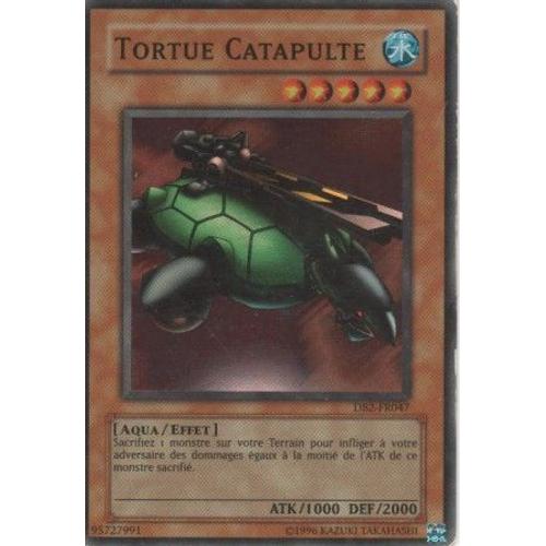 Carte Yu-Gi-Oh! "Tortue Catapulte" Super Rare Db2-Fr047