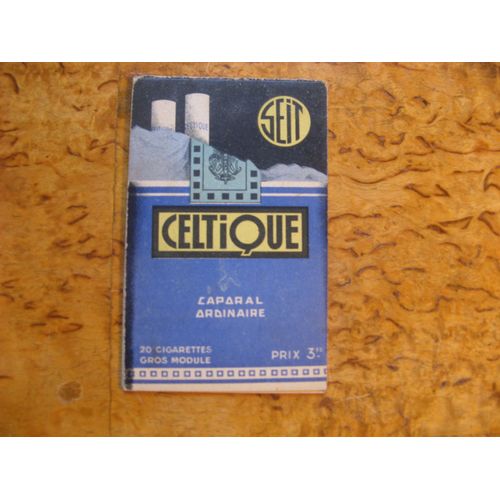 Mini Bloc Ancien - Publicité Cigarettes Celtique -
